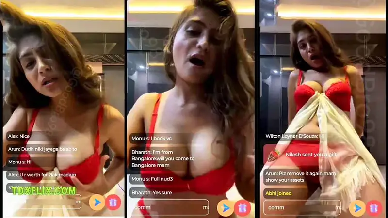 Hiral Radadiya Showing Deep Cleavage Nude Premium App Live