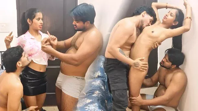 Desi Threesome Gangbang (2025) Hindi Uncut Short Film