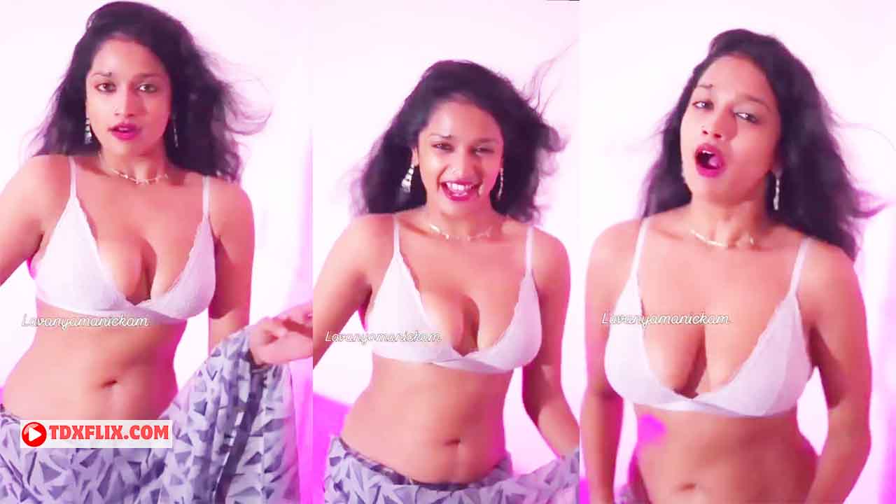 Lavanya Manickam Huge Boobs Show During Dance
